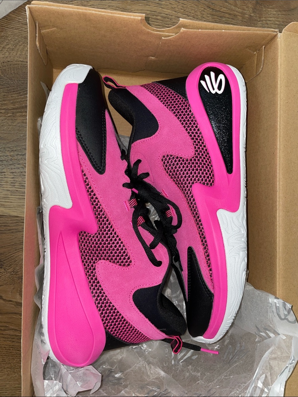 Under Armour Curry 3Z 25 SDE Basketball Pink/Black M11/W12.5 6000750-652